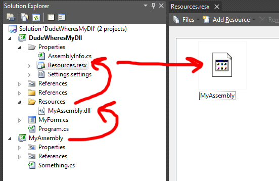 Add Assembly Resource File